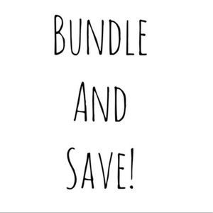 10% off when you Bundle! All prices are negotiable as well ☺️